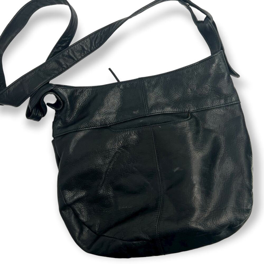 Hobo International Elaina II Genuine Leather Shoulder Flap Hobo Bag Luxury - Picture 6 of 6